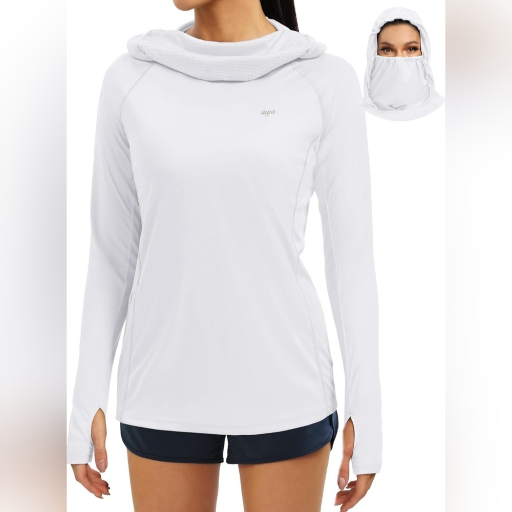 White Women's Hoodie Sweatshirt